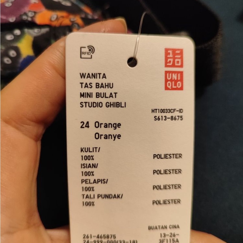 Uniqlo Totoro Colorful Floral Bag - Picture 5 of 5